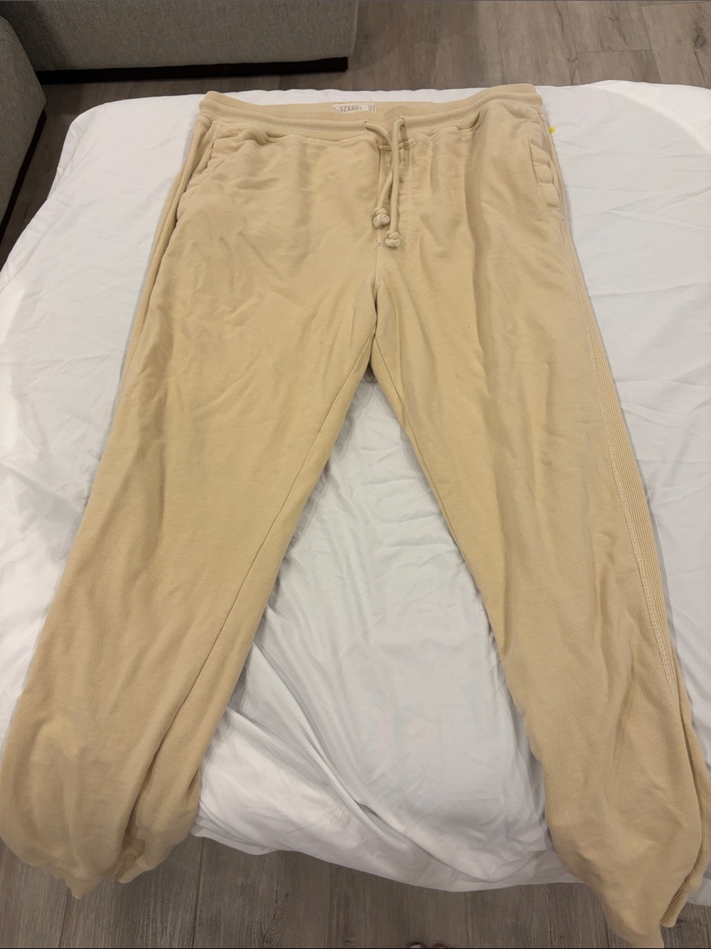 Free Planet Men's Tan Drawstring Joggers